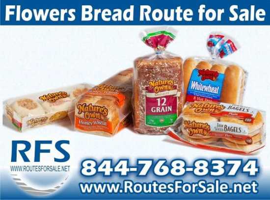 Flowers Bread Route distributorship for sale